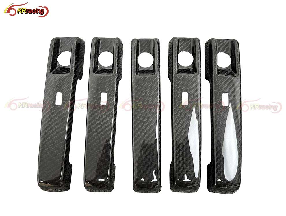 Dry Carbon Fiber Door Handle for Mercedes Benz G-Wagon W465 G500 G550 G63 G580 2025 2026 Car Side Trims Parts